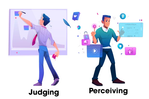 Judging (Nguyên tắc) / Perceiving (Linh hoạt)