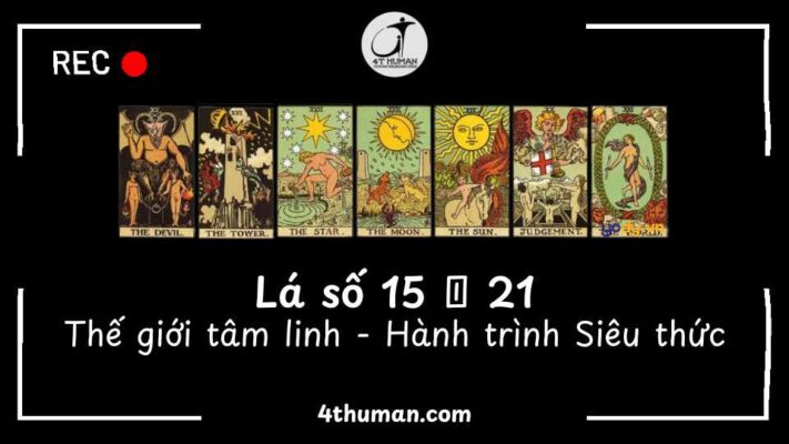 Ý nghĩa hàng 3 trong tarot (Lá 15-21)